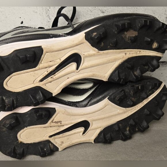 Nike Keystone Low 375561-011 Black Baseball Softball Cleats. - Picture 9 of 10